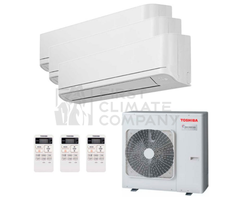 Б/у мульти-спліт система Toshiba RAS-M10SKV-E/RAS-3M26GAV-E - фото 1