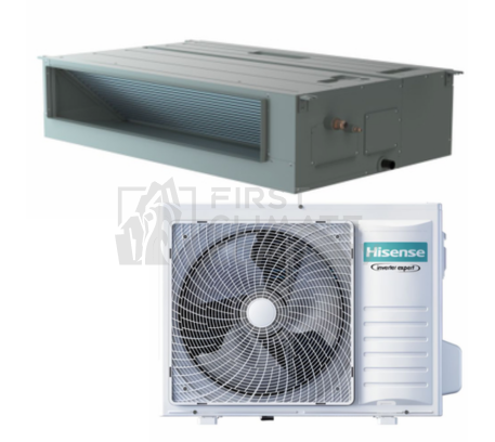Кондиціонер канальний Hisense AUE-18HGFDL2/AUW-18HGFPH2 - фото 1