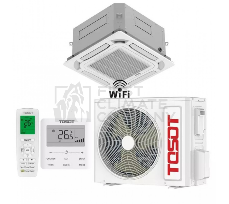 Кассетный кондиционер TOSOT TUD100T1/A-S/TUD100W1/NhA-X+TF06 - фото 1