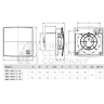 Вытяжной вентилятор для ванной Vortice Punto Evo Flexo MEX 120/5" LL 1S T - фото 4