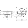 Круглий канальний вентилятор Systemair KV 160 XL Sileo - фото 3