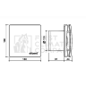 Осьовий вентилятор Elegance 120 Timer Graphite - фото 2