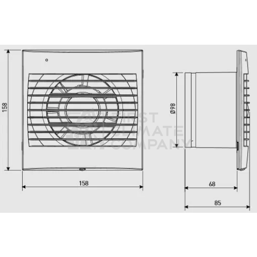 Осевой вентилятор для ванной Soler&amp;Palau DECOR-100 СRZ - фото 3