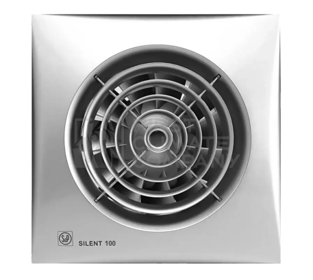 Безшумний вентилятор з таймером Soler&amp;Palau Silent 100 CRZ Silver - фото 1