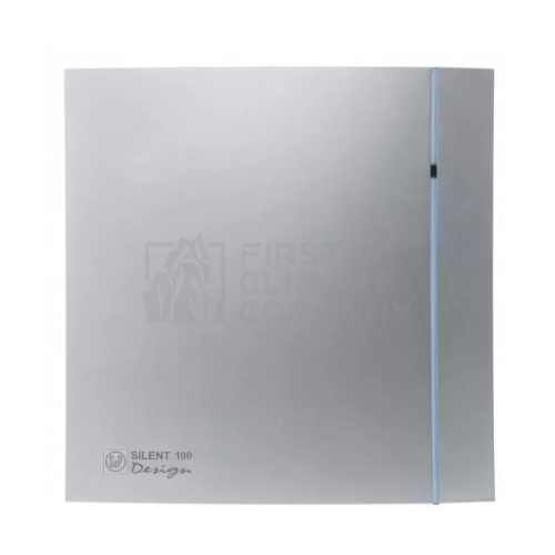 Оcьовий вентилятор для ванної Soler&amp;Palau Silent 100 CZ Silver Design - фото 2