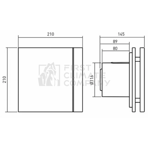 Осьовий витяжний вентилятор Soler&Palau SILENT-200 CZ GREY DESIGN 4C - фото 5