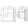Осьовий витяжний вентилятор Soler&Palau SILENT-200 CZ GREY DESIGN 4C - фото 5