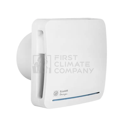 Відцентровий вентилятор для ванної Soler&Palau EcoAIR DLC ECOWATT з датчиком вологості, таймером і регулятором швидкості - фото 2