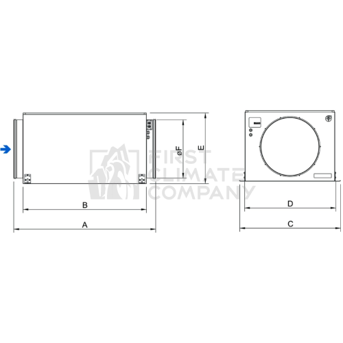 Канальний вентилятор Systemair KVK Slim - фото 3
