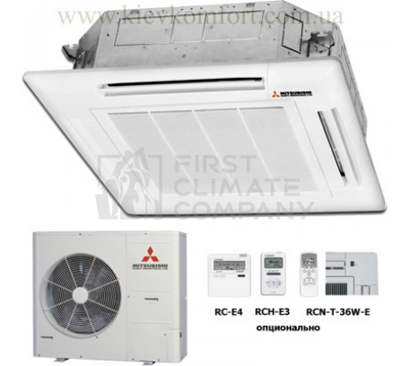 Кассетный кондиционер Mitsubishi Heavy FDT125VNX - фото 1