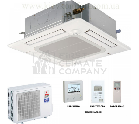 Касетний кондиціонер Mitsubishi Electric PLA - RP50BA / PUHZ-ZRP50VKA - фото 1