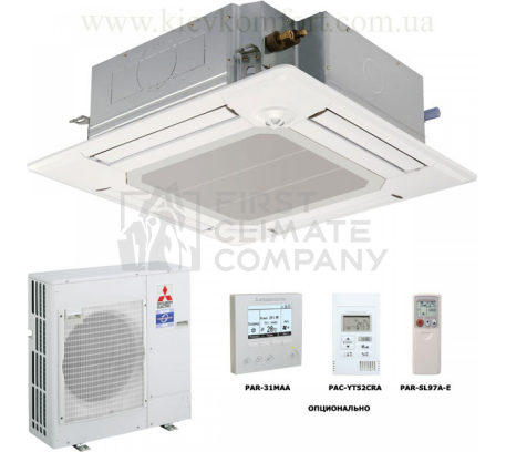 Касетний кондиціонер Mitsubishi Electric PLA - RP60BA / PUHZ-ZRP60VHA - фото 1