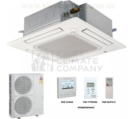 Касетний кондиціонер Mitsubishi Electric PLA - RP125BA / PUHZ-SHW140YKA - фото 1