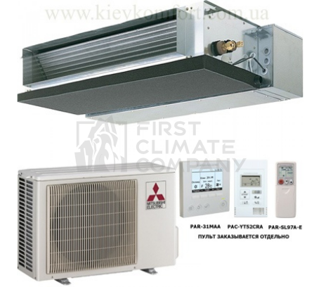 Канальний кондиціонер Mitsubishi Electric SEZ-KD25VAQ / SUZ-KA25VA - фото 1