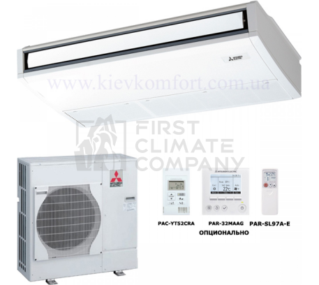 Стельовий кондиціонер Mitsubishi Electric PCA - RP100KAQ / PUH-P100YHA - фото 1