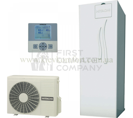 Тепловий насос Hitachi Повітря-Вода Yutaki S Combi RWD-2.0 FSNWE-260S / RAS-2HVRNME-AF - фото 1