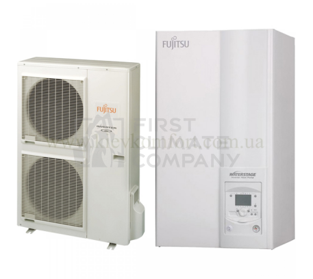 Тепловий насос Fujitsu Повітря-Вода WaterStage WSYG140DB6 / WOYG112LBT - фото 1