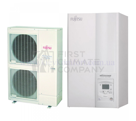Тепловий насос Fujitsu Повітря-Вода WaterStage WSYK160DC9 / WOYK112LCT - фото 1