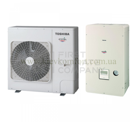 Тепловой насос TOSHIBA Воздух-Вода Estia 803XWHT9-E / 803H-E - фото 1