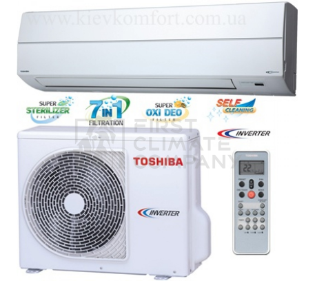 Кондиціонер настінний Toshiba RAS-13SKV-E2 / RAS-13SAV-E2 - фото 1